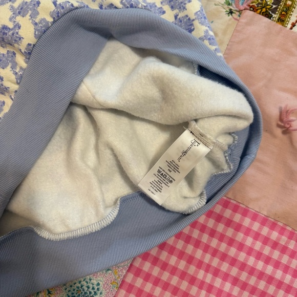 2 Piece Blue and White Pajamagram Fleece Pajamas medium - Picture 8 of 13